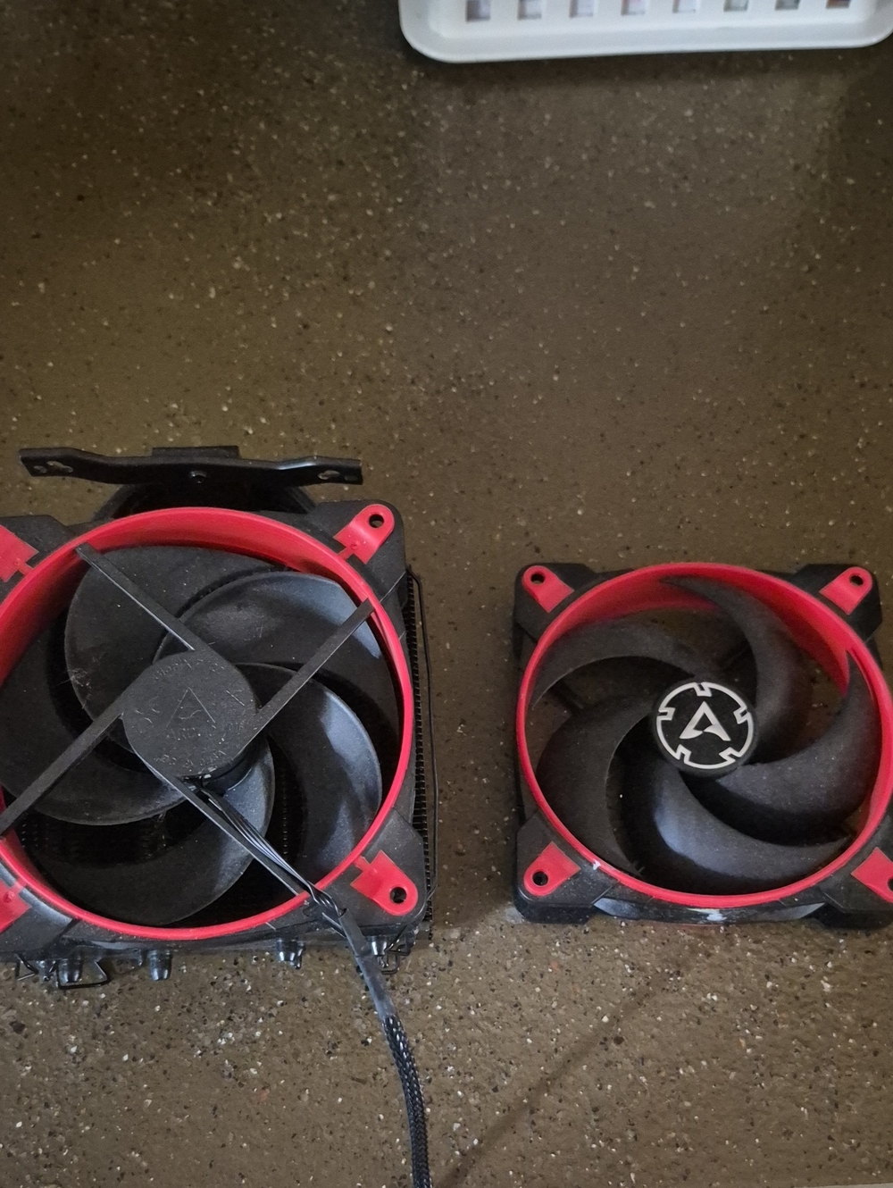 120mm Red & Black Case Fan - High Airflow Cooling